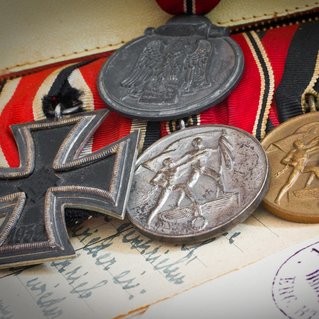 Militaria Orden & Medaillen Ankauf – Eisernes Kreuz und Auszeichnungen Militaria Medaillen und Orden – Eisernes Kreuz 1939, Ehrenkreuz und Erinnerungsmedaillen verkaufen